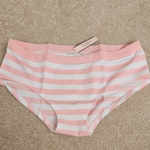 Victoria's Secret Pink and White Striped Panties
